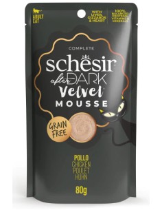 SCHESIR AFTER DARK VELVET MOUSSE POLLO EN PATÉ PARA GATOS (12 UNIDADES) - 12 X 80 GR 12 X 80 GR - 2