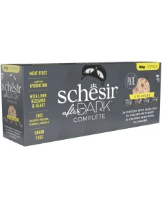 SCHESIR AFTER DARK VARIETY PACK - 4 SABORES PATÉ PARA GATOS (12 UNIDADES) 12 X 80 GR - 2