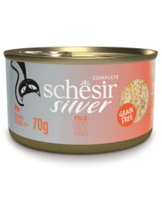 SCHESIR SILVER FILETES POLLO EN CALDO PARA GATOS (12 UNIDADES) - 12 X 70 GR 12 X 70 GR - 2