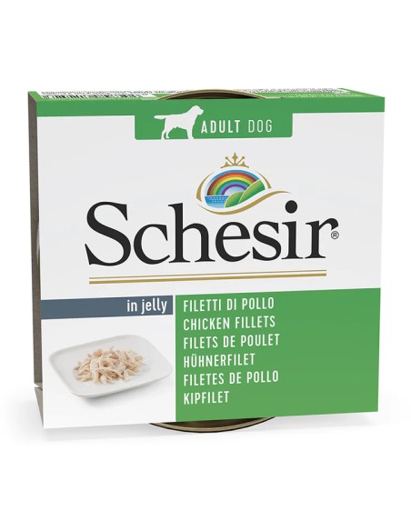 SCHESIR POLLO EN GELATINA PARA PERROS (10 UNIDADES) - 10 X 150 GR 10 X 150 GR - 2