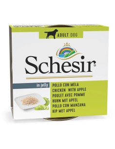 SCHESIR POLLO CON MANZANA EN GELATINA PARA PERROS (10 UNIDADES) - 10 X 150 GR 10 X 150 GR - 2