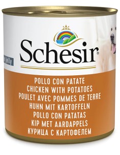 SCHESIR POLLO Y PATATA EN GELATINA PARA PERROS (16 UNIDADES) - 16 X 285 GR 16 X 285 GR - 2