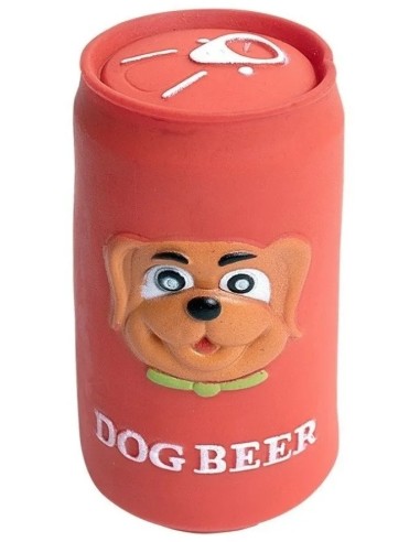 JUGUETE LATA CERVEZA PARA PERROS