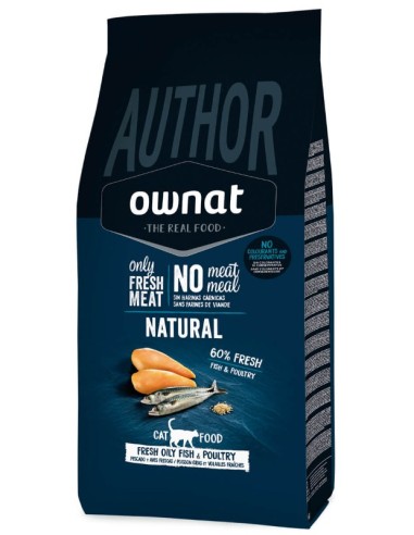 OWNAT AUTHOR CAT FRESH OILY FISH & POULTRY 1 5 KG 3 KG