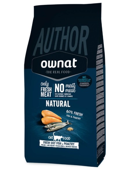 OWNAT AUTHOR CAT FRESH OILY FISH & POULTRY 1 5 KG 3 KG