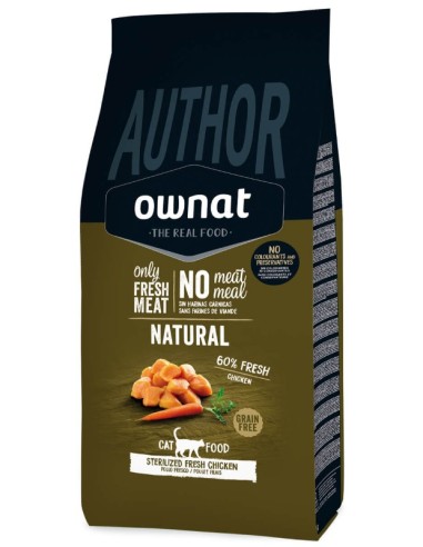 OWNAT AUTHOR CAT STERILIZED FRESH CHICKEN 1 5 KG 3 KG