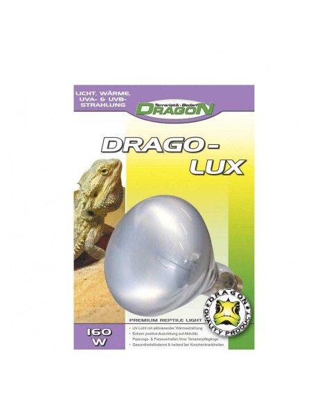 DRAGON TERRARISTIK BOMBILLA DRAGO-LUX UVA+UVB E27 100W 70W 160W - 2