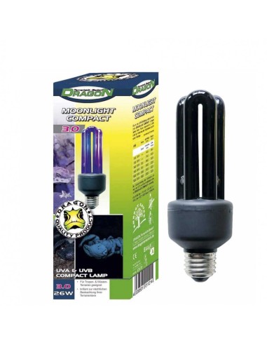 DRAGON TERRARISTIK BOMBILLA MOONLIGHT COMPACT E27 13W