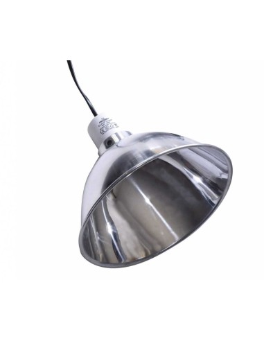 DRAGON TERRARISTIK LÁMPARA DE ALUMINIO ALU CLAMP LAMP PEQUEÑA (Ø 14 CM - MAX 60W) GRANDE (Ø 22 CM - MAX 150W) - 3