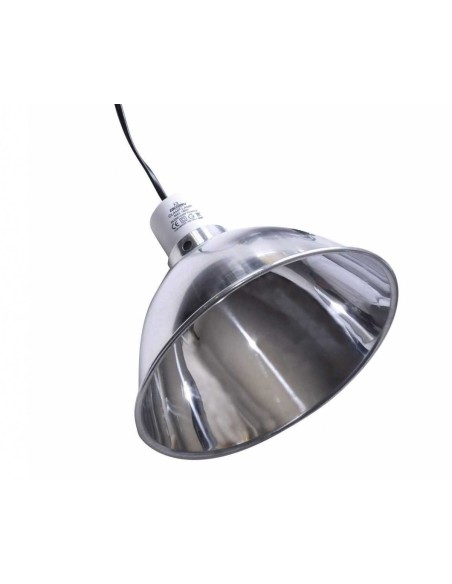 DRAGON TERRARISTIK LÁMPARA DE ALUMINIO ALU CLAMP LAMP PEQUEÑA (Ø 14 CM - MAX 60W) GRANDE (Ø 22 CM - MAX 150W) - 3