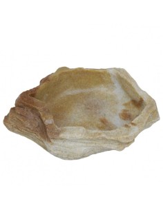DRAGON TERRARISTIK CUENCO EN ROCA MINI CON ESPONJA (10 ML APROX.) SAND STONE SAND STONE SAND STONE GRANITO ROCK GRANITO RO - 2 2