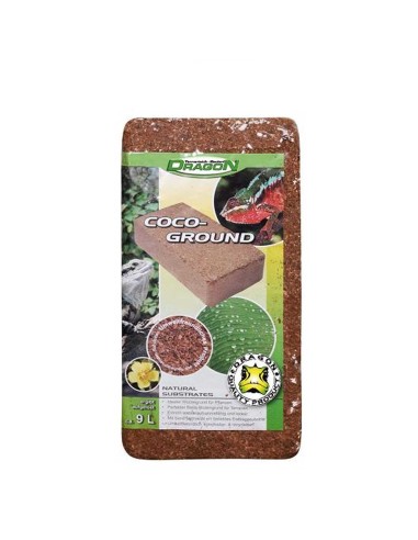 DRAGON TERRARISTIK DRAGON SUSTRATO DE COCO FINO COCO - GROUND 9 L