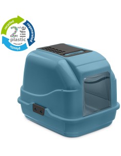 IMAC CASETA HIGIENICA GATO EASY CAT SECOND LIFE - 50 X 40 X 40 CM AZUL 50 X 40 X 40 CM - 2