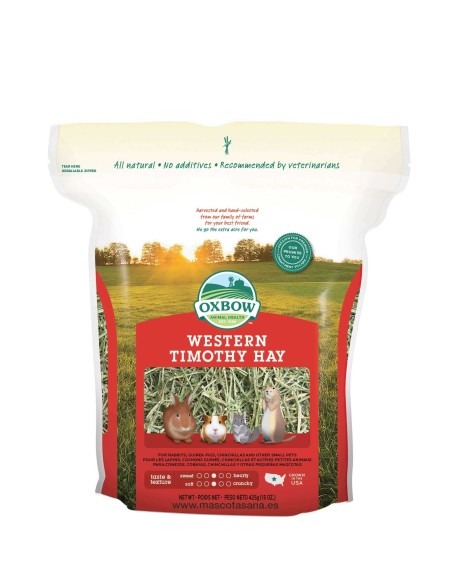 OXBOW HENO WESTERN TIMOTHY 425 GR 1 13 KG 2 55 KG 4 08 KG 11 34 KG 22 68 KG - 2