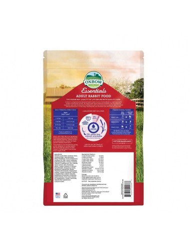 OXBOW ESSENTIALS CONEJO ADULTO 2 27 KG 4 54 KG 11 340 KG - 3