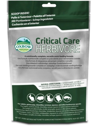 OXBOW CRITICAL CARE CUIDADOS INTENSIVOS BANANA Y MANZANA 454 GR 36 GR 141 GR - 2
