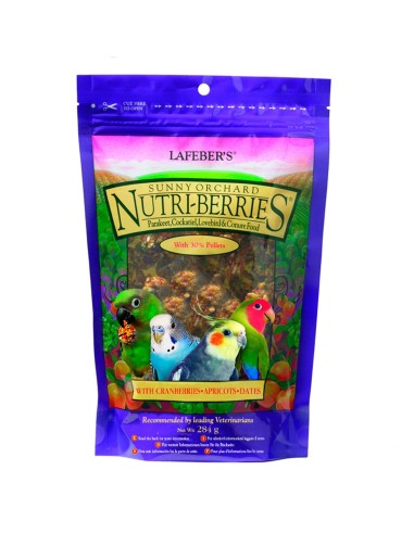 LAFEBER NUTRI-BERRIES HUERTO SOLEADO PARA NINFAS Y AVES MEDIANAS - 284 GR 284 GR - 2