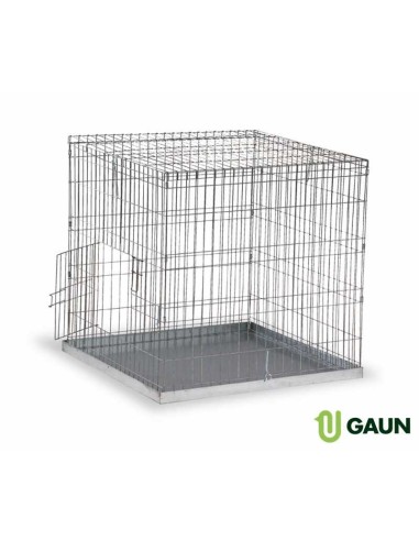 GAUN JAULA DE EXPOSICIÓN PARA AVES GRANDE 82X82X80 CM - 2