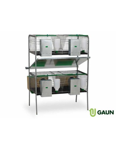 GAUN JAULA CONEJOS SILLEDA 2 PISOS 4 - 2