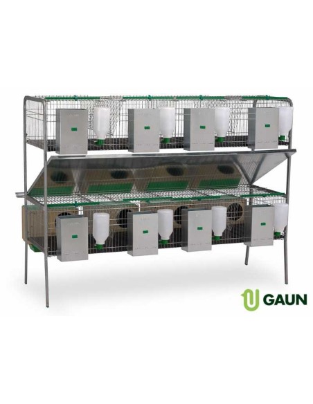 GAUN JAULA CONEJOS SILLEDA 2 PISOS 8 - 2