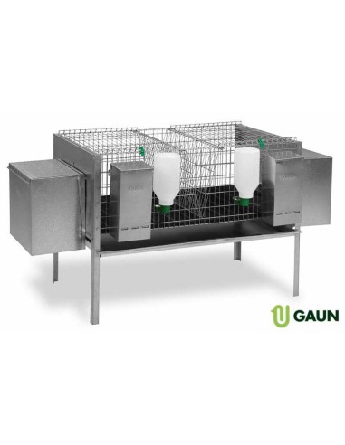 GAUN JAULA CONEJOS EUROPA 2 NIDOS - 2