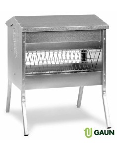 GAUN FORRAJERA REFORZADA CON TAPA PARA OVEJAS 1 METRO - 2