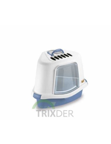 TRIXIE WC GATOS SPRINTCORNER PLUS BLANCO/AZUL PASTEL 56X40X40 CM - 2