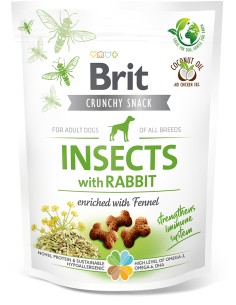 BRIT CARE DOG CRUNCHY CRACKER INSECT RABBIT FENNEL - 200 GR 200 GR - 2