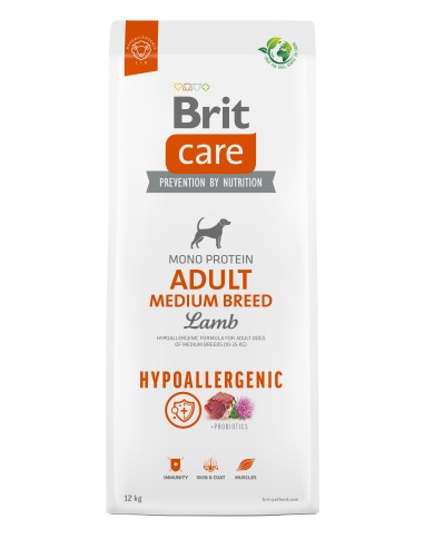 BRIT CARE DOG HYPOALLERGENIC ADULT MEDIUM BREED 3 KG 12 KG 1 KG - 2