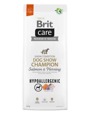 BRIT CARE DOG HYPOALLERGENIC DOG SHOW CHAMPION 3 KG 12 KG 1 KG - 2