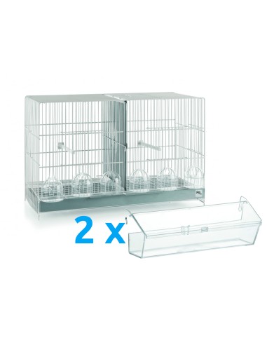 RSL JAULA DE CRÍA 1402 - 60 CM BLANCO LACADO LARGO - 2