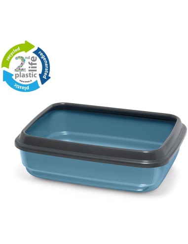 IMAC BANDEJA HIGIENICA GATO JERRY SECOND LIFE - 50 X 40 X 14,5 CM AZUL 50 X 40 X 14 5 CM - 2