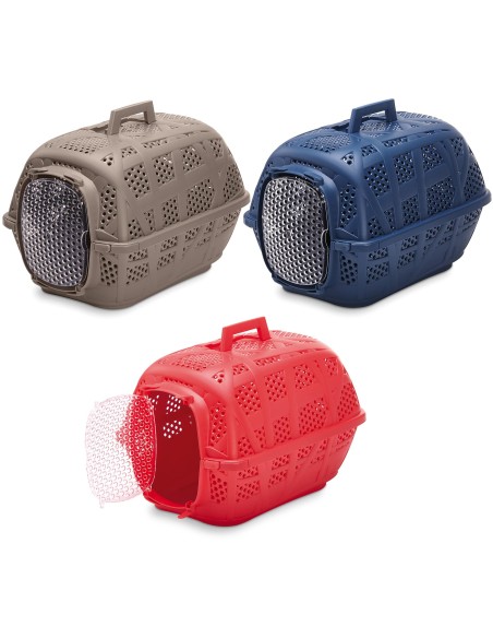 IMAC TRANSPORTÍN CARRY SPORT - 50,5 X 44,5 X 35 CM GRIS ROJO AZUL 50 5 X 44 5 X 35 CM 50 5 X 44 5 X 35 CM 50 5 X 44 5 X 35 - 2