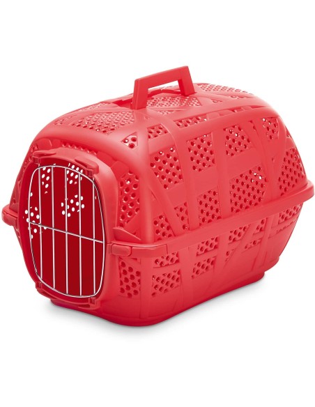 IMAC TRANSPORTÍN CARRY SPORT METAL - 50,5 X 44,5 X 35 CM ROJO 50 5 X 44 5 X 35 CM - 2