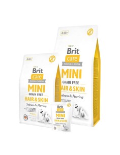 BRIT CARE MINI GRAIN FREE HAIR & SKIN 2 KG 400 GR 7 KG - 2