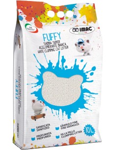 IMAC FUFFY ARENA BLANCA GRANO FINO (0,5 - 1,5 MM) - 10 LITROS 10 LITROS - 2