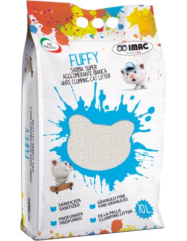 IMAC FUFFY ARENA BLANCA GRANO FINO (0,5 - 1,5 MM) - 10 LITROS 10 LITROS - 2