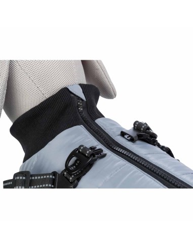 TRIXIE ABRIGO PONTIS GRIS CON ARNÉS XS (30 CM) S (40 CM) M (45 CM) S (33 CM) S (36 CM) XXS (24 CM) XS (27 CM) - 5