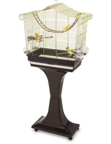 IMAC JAULA PAJAROS SOFIA DORADA - 62,5 X 33 X 61-132 CM 62 5 X 33 X 61-132 CM - 2