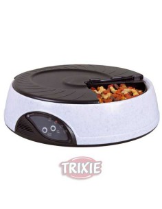 TRIXIE COMEDERO AUTOMÁTICO TX4 GRIS / NEGRO Ø32 X 9 CM ~ 4 X 500 ML - 2