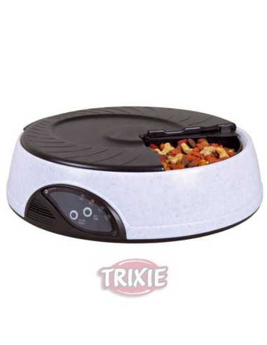 TRIXIE COMEDERO AUTOMÁTICO TX4 GRIS / NEGRO Ø32 X 9 CM ~ 4 X 500 ML - 2