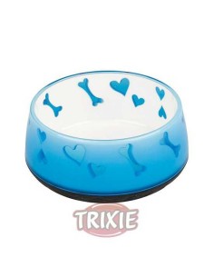 TRIXIE COMEDERO DE PLÁSTICO LOVELY GATOS Ø12 CM / 300 ML - 2