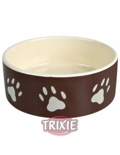 TRIXIE COMEDERO CERÁMICO HUELLAS MARRÓN / CREMA MARRÓN / CREMA MARRÓN / CREMA Ø12 CM ~ 300 ML Ø16 CM ~ 800 ML Ø20 CM ~ 1 4 - 2