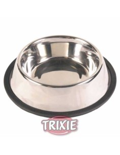 TRIXIE COMEDERO ACERO INOX ANTIDESLIZANTE Ø24 CM / 2 8 LITROS Ø17 CM / 900 ML Ø14 CM / 450 ML Ø16 CM / 700 ML Ø20 CM / 1 7 - 2