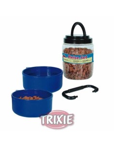 TRIXIE SET VIAJE PLÁST BOTE DE 2 L / 2 CUENCOS DE 0.75 L - 2