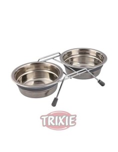 TRIXIE COMEDERO EAT ON FEET DOBLE 2 X Ø13 CM / 450 ML - 2