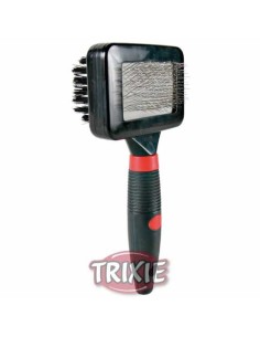 TRIXIE CARDA BLANDA CON CEPILLO NYLON DOBLE 7 X 16 CM - 2