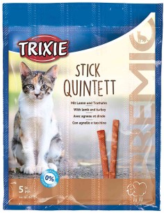 TRIXIE PREMIO QUADRO-STICKS CORDERO Y PAVO - 5 X 5 GR 5 X 5 GR - 2