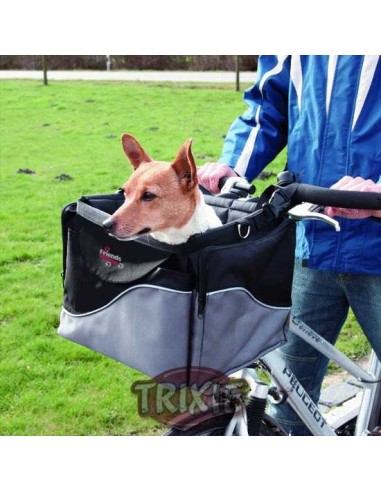 TRIXIE TRANSPORTÍN FRONTAL BICIS NEGRO 43 X 26 X 26 CM - 2