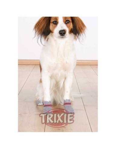 TRIXIE CALCETINES ANTIDESLIZANTES PARA PERRO (2 UNIDADES) GRIS GRIS GRIS GRIS GRIS NEGRO NEGRO NEGRO XS-S XS-S S-M S-M L-X - 2